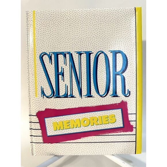 Other - NEW VTG Senior Memory Book 1990's Pop Art High School Collectors Scrapbook Rare